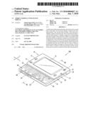 MOBILE TERMINAL WITH TILTING DISPLAY diagram and image