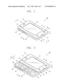 MOBILE TERMINAL WITH TILTING DISPLAY diagram and image