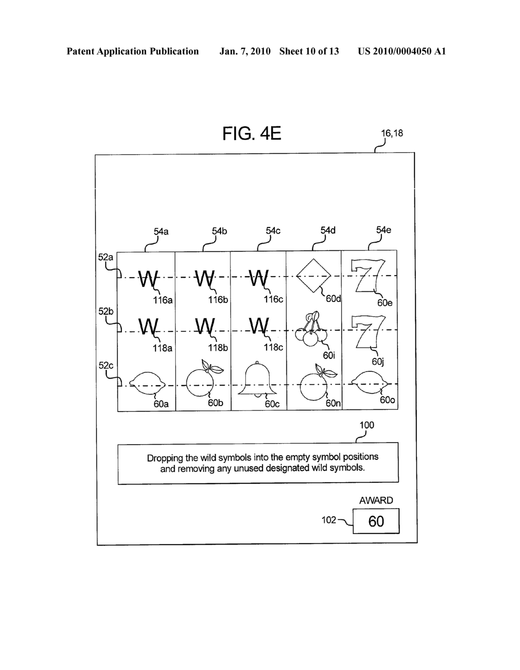 GAMING SYSTEM, GAMING DEVICE AND METHOD FOR PROVIDING CASCADING SYMBOLS WITH WILD FEATURES - diagram, schematic, and image 11