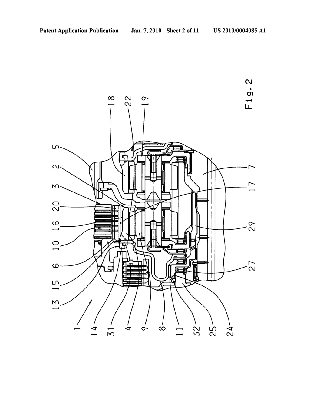 TRANSMISSION DEVICE WITH AT LEAST ONE PLANETARY GEARSET AND A FRICTIONAL SHIFT ELEMENT - diagram, schematic, and image 03