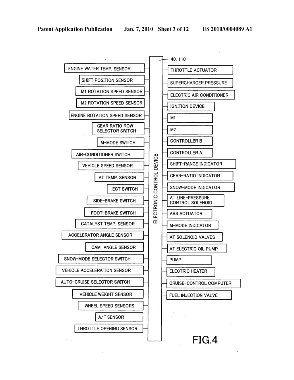 Control device for hybrid vehicle drive apparatus - diagram, schematic, and image 04