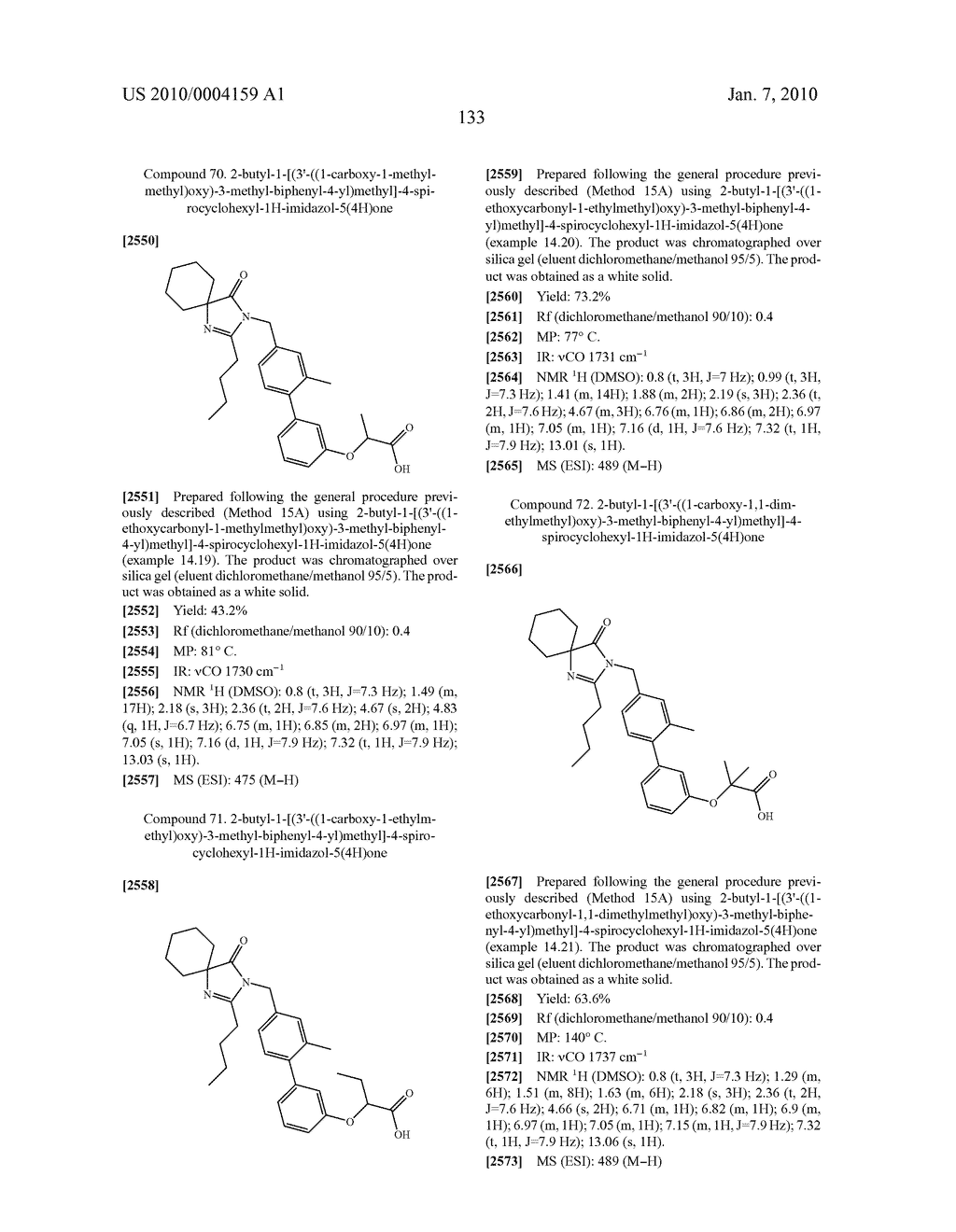 SUBSTITUTED IMIDAZOLONE DERIVATIVES, PREPARATIONS AND USES - diagram, schematic, and image 161