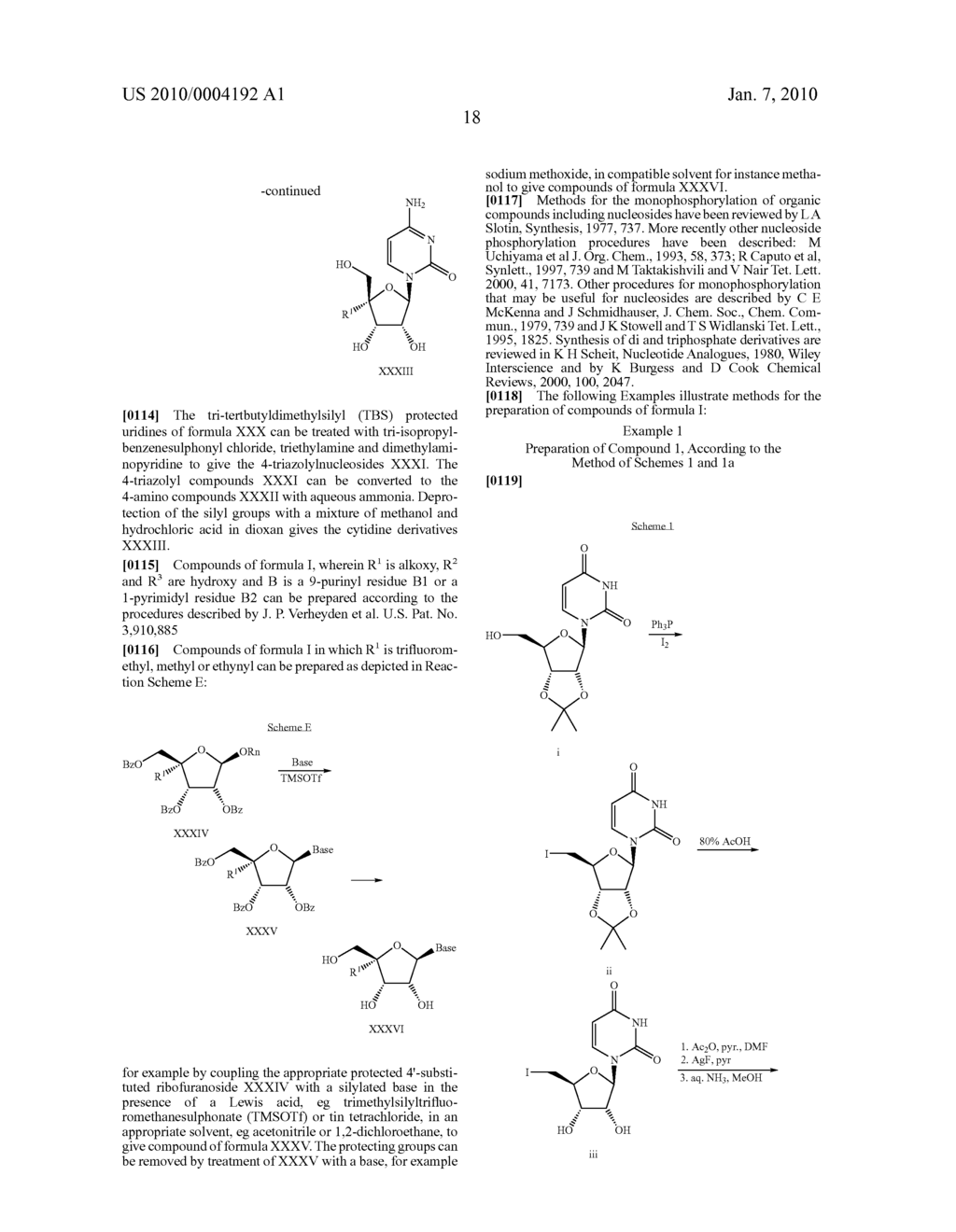 4'-Substituted Nucleoside Derivatives as Inhibitors of HCV RNA Replication - diagram, schematic, and image 19