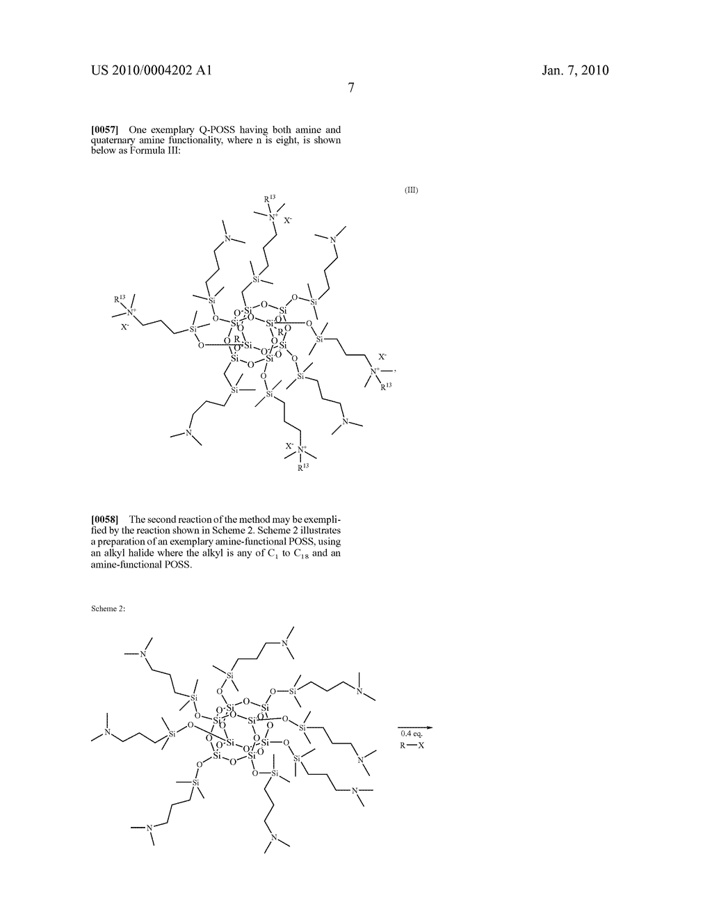 Quaternary ammonium-functionalized-POSS compounds - diagram, schematic, and image 17