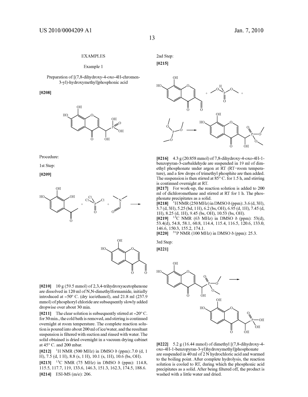 [(4-Oxo-4H-chromen-3-yl)hydroxymethyl]- or [(4-oxo-4H-chromen-3-yl)methyl]phosphonic acid derivatives - diagram, schematic, and image 14