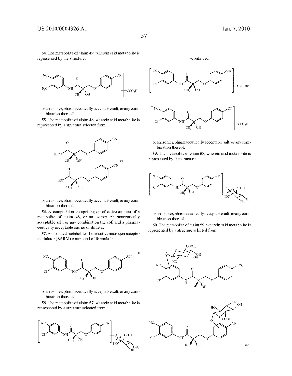 METABOLITES OF SELECTIVE ANDROGEN RECEPTOR MODULATORS AND METHODS OF USE THEREOF - diagram, schematic, and image 106