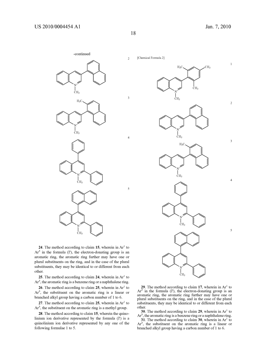 QUINOLINIUM ION DERIVATIVES, PROCESS FOR THE PRODUCTION OF THE DERIVATIVES, PRODUCTS MADE BY USING THE SAME, AND REDUCTION AND OXIDATION METHODS WITH THE DERIVATIVES - diagram, schematic, and image 20