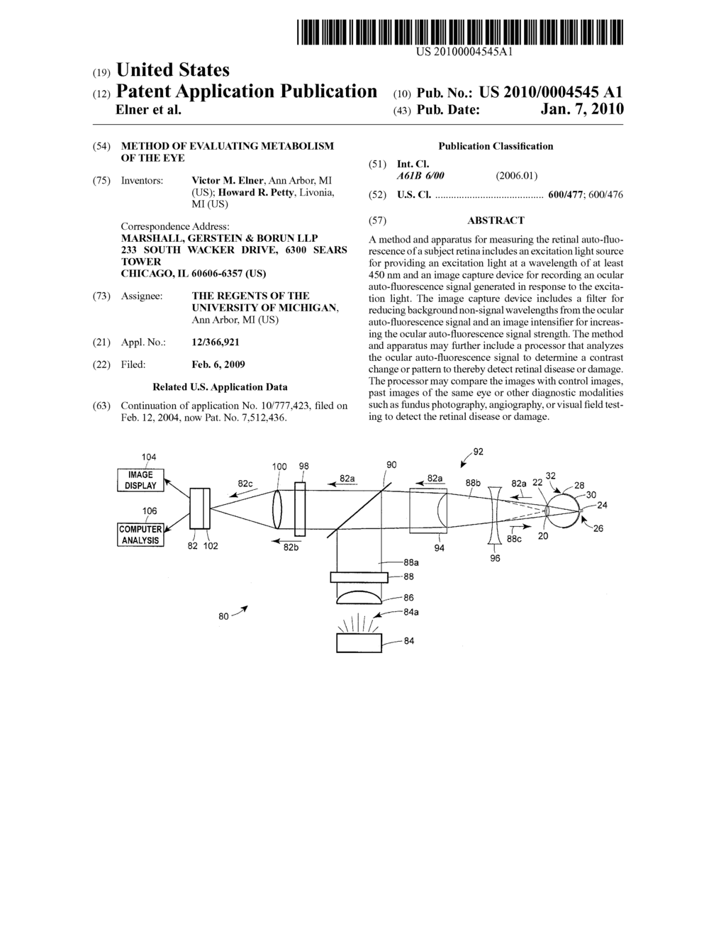 Method of Evaluating Metabolism of the Eye - diagram, schematic, and image 01