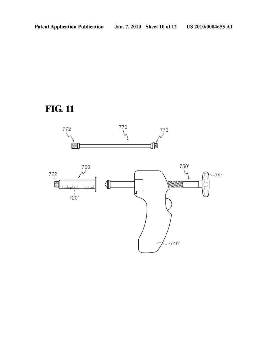 APPARATUS FOR PERCUTANEOUS DELIVERY OF BONE-FILLING MATERIAL - diagram, schematic, and image 11