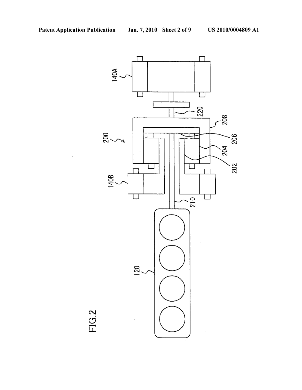 CONTROL DEVICE AND CONTROL METHOD OF HYBRID VEHICLE - diagram, schematic, and image 03