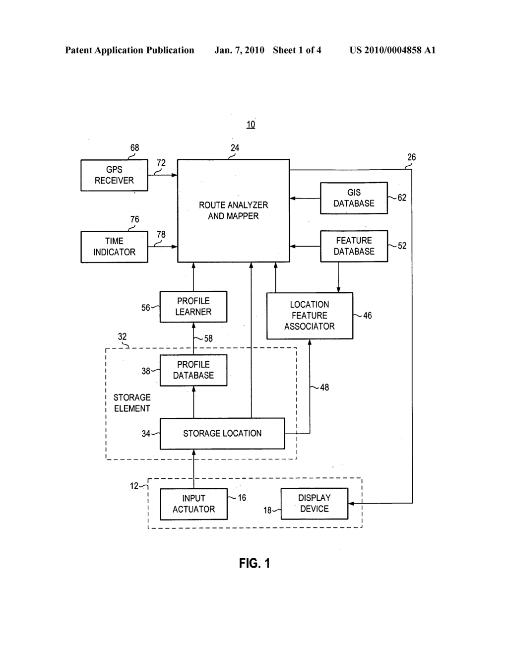 APPARATUS, AND ASSOCIATED METHOD, FOR PLANNING AND DISPLAYING A ROUTE PATH - diagram, schematic, and image 02