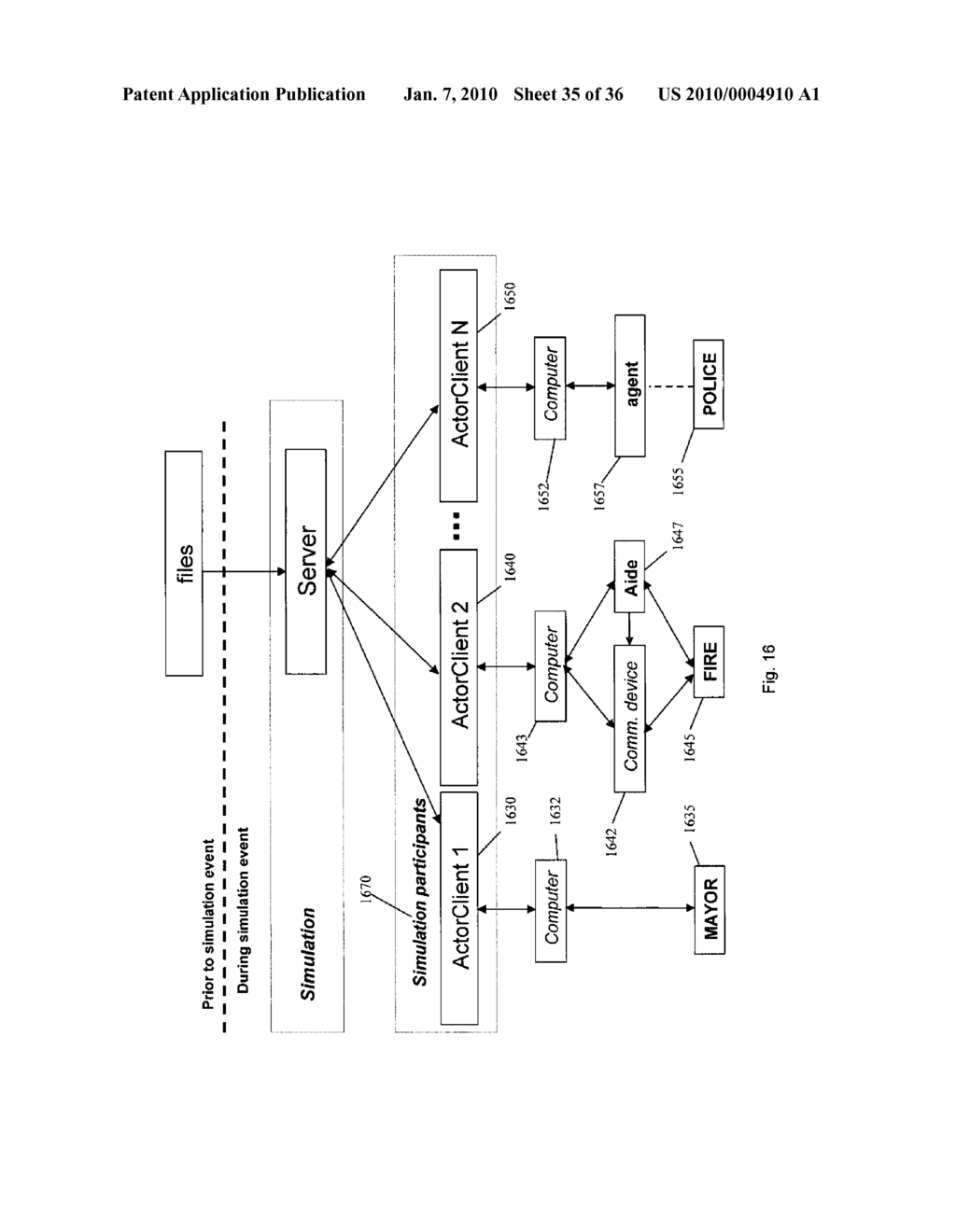 SYSTEM AND METHOD OF INTERACTIVE SITUATION SIMULATION - diagram, schematic, and image 36