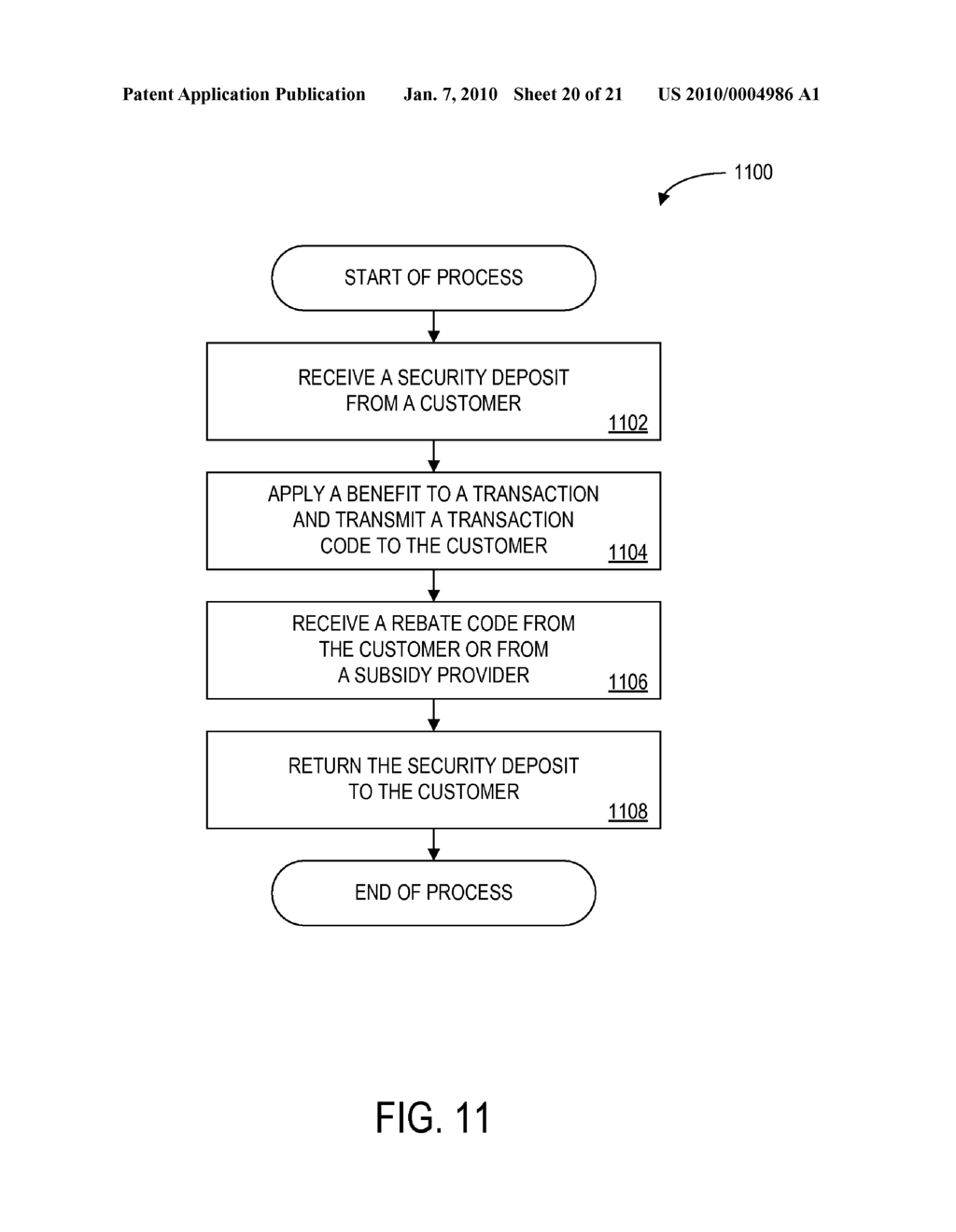 SYSTEMS AND METHODS WHEREIN A SECURITY DEPOSIT FACILITATES A TRANSACTION IN WHICH A BENEFIT IS APPLIED IN EXCHANGE FOR PERFORMANCE OF A TASK - diagram, schematic, and image 21