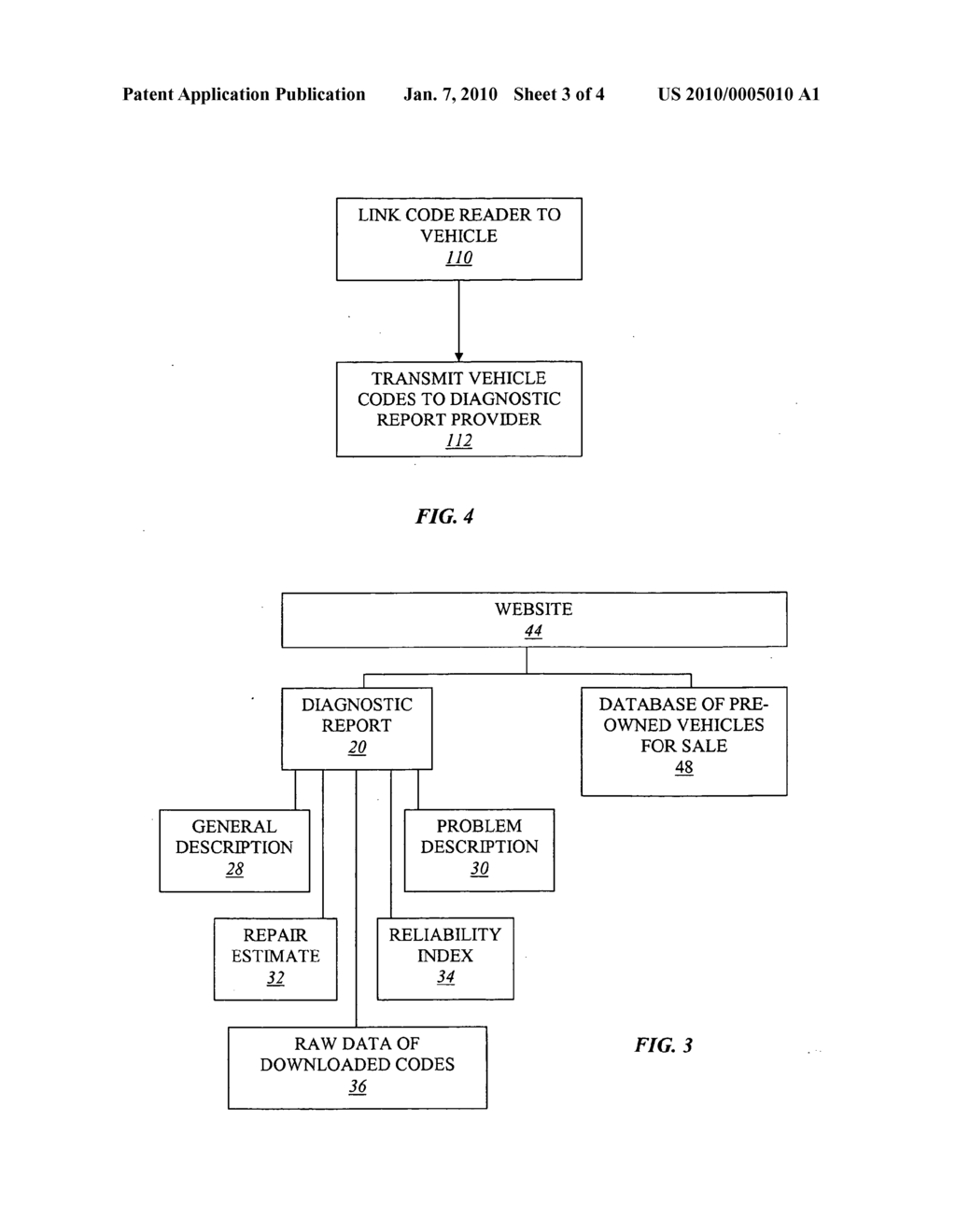 Method of Providing Diagnostic Information in Connection with the Sale of Pre-Owned Vehicles - diagram, schematic, and image 04