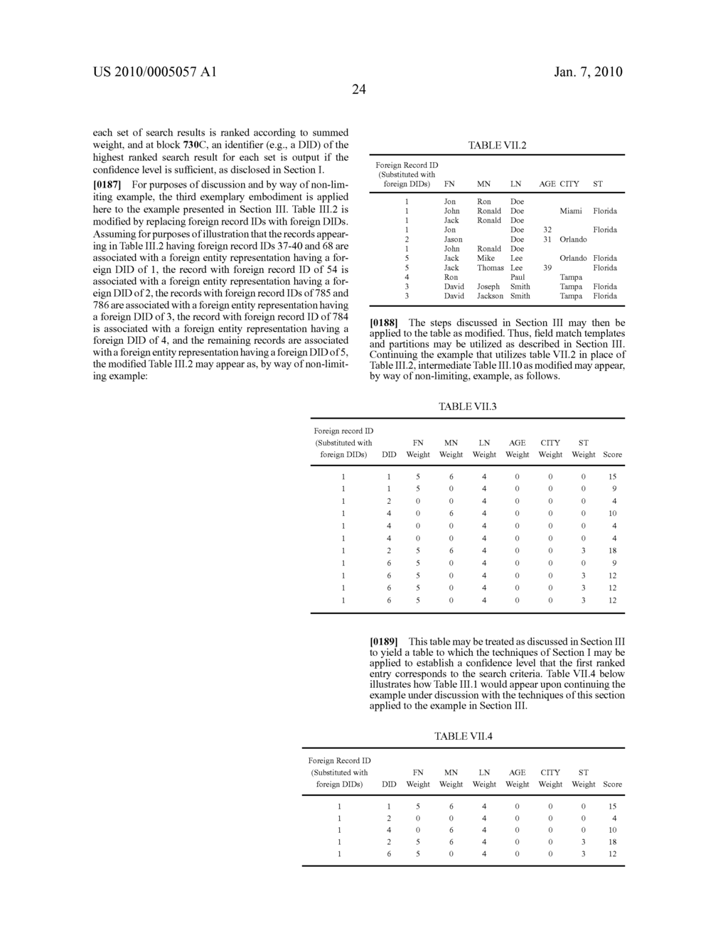 STATISTICAL MEASURE AND CALIBRATION OF INTERNALLY INCONSISTENT SEARCH CRITERIA WHERE ONE OR BOTH OF THE SEARCH CRITERIA AND DATABASE IS INCOMPLETE - diagram, schematic, and image 36