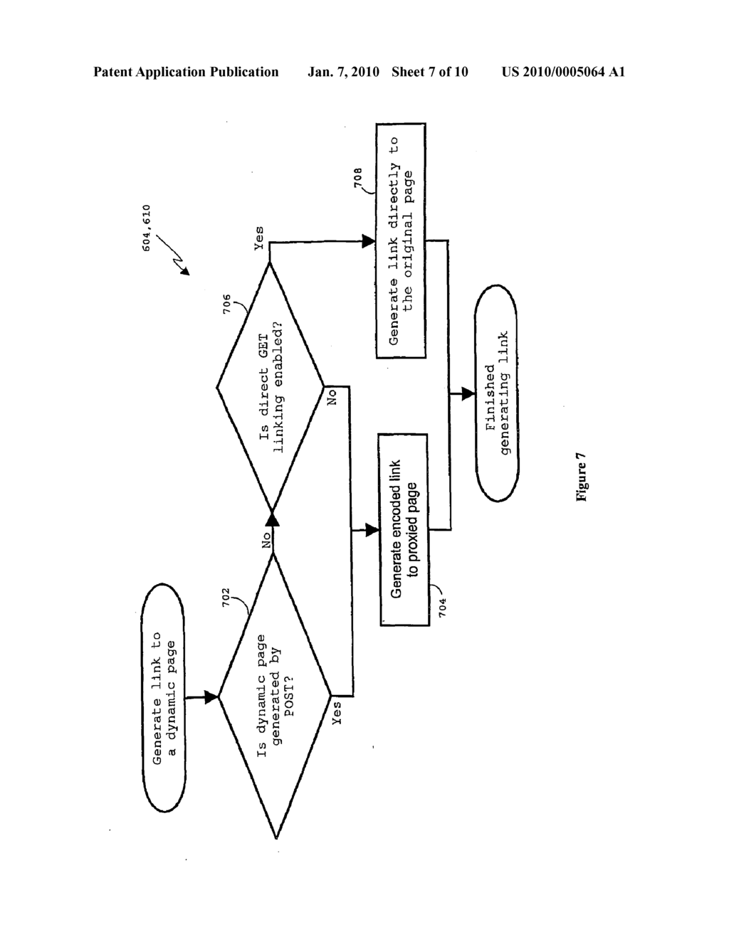 Link generation system to allow indexing of dynamically generated server site content - diagram, schematic, and image 08