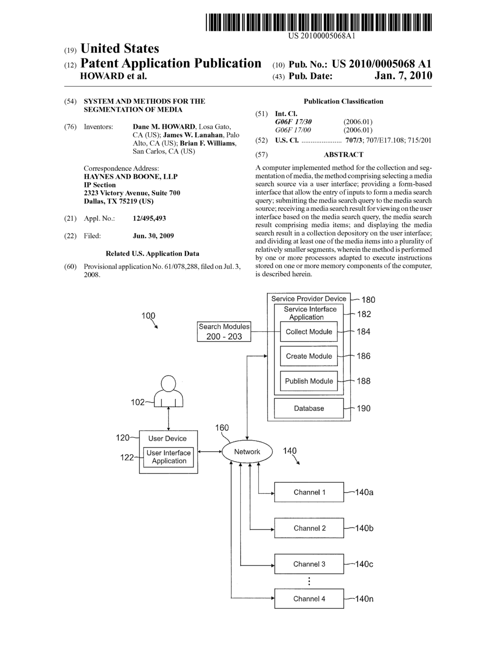 SYSTEM AND METHODS FOR THE SEGMENTATION OF MEDIA - diagram, schematic, and image 01