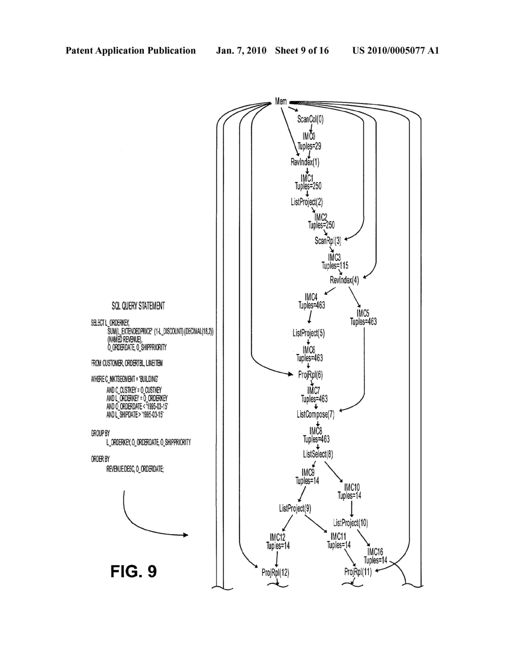 METHODS AND SYSTEMS FOR GENERATING QUERY PLANS THAT ARE COMPATIBLE FOR EXECUTION IN HARDWARE - diagram, schematic, and image 10