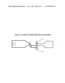 Foldable USB flash memory device that can be manufactured in any desired shape and size suitable for different types of host devices diagram and image