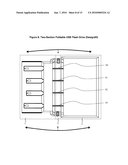 Foldable USB flash memory device that can be manufactured in any desired shape and size suitable for different types of host devices diagram and image