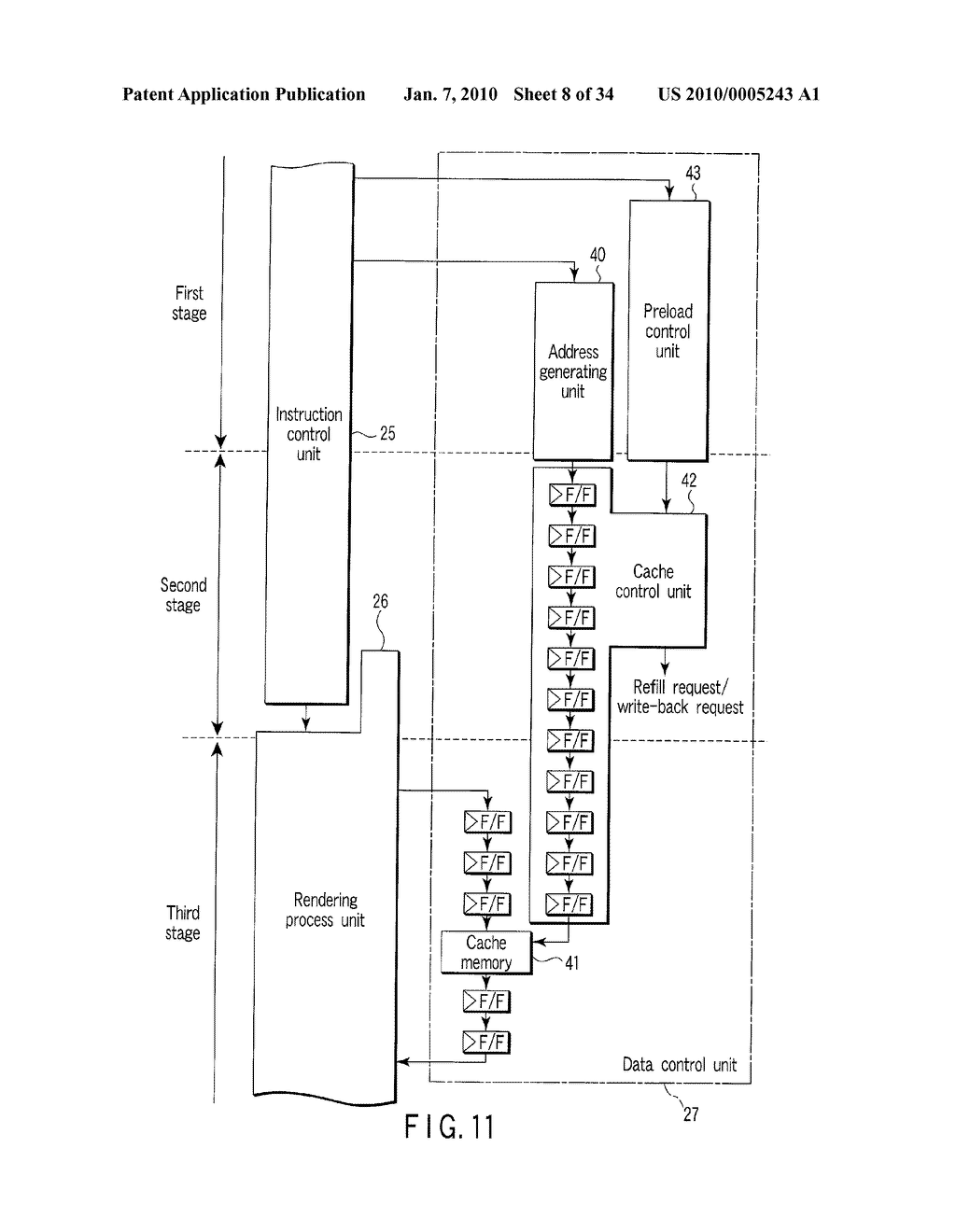 Rendering Apparatus Which Parallel-Processes a Plurality of Pixels, and Data Transfer Method - diagram, schematic, and image 09