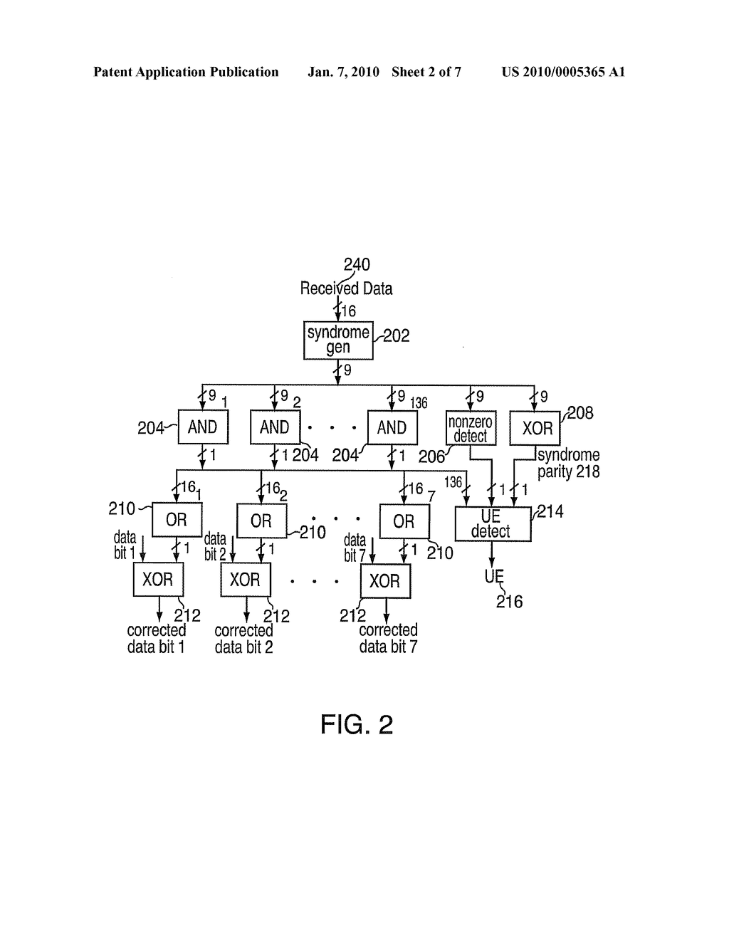 ERROR CORRECTING CODE PROTECTED QUASI-STATIC BIT COMMUNICATION ON A HIGH-SPEED BUS - diagram, schematic, and image 03