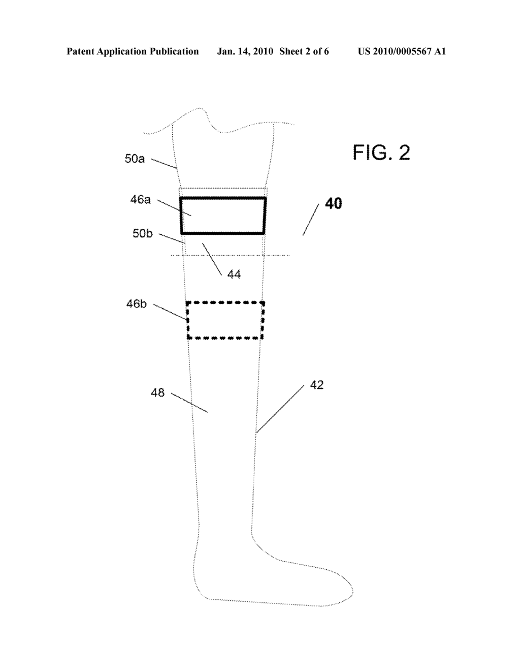 HOISERY ARTICLE WITH A USER-ADJUSTABLE TENSION RETAINING COMPONENT - diagram, schematic, and image 03