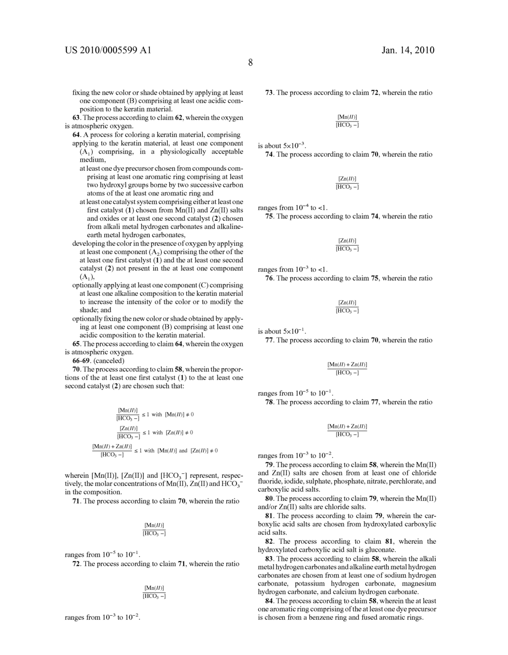 COMPOSITION FOR COLORING A KERATIN MATERIAL, COMPRISING AT LEAST TWO COMPONENTS, AND COLORING PROCESSES - diagram, schematic, and image 09