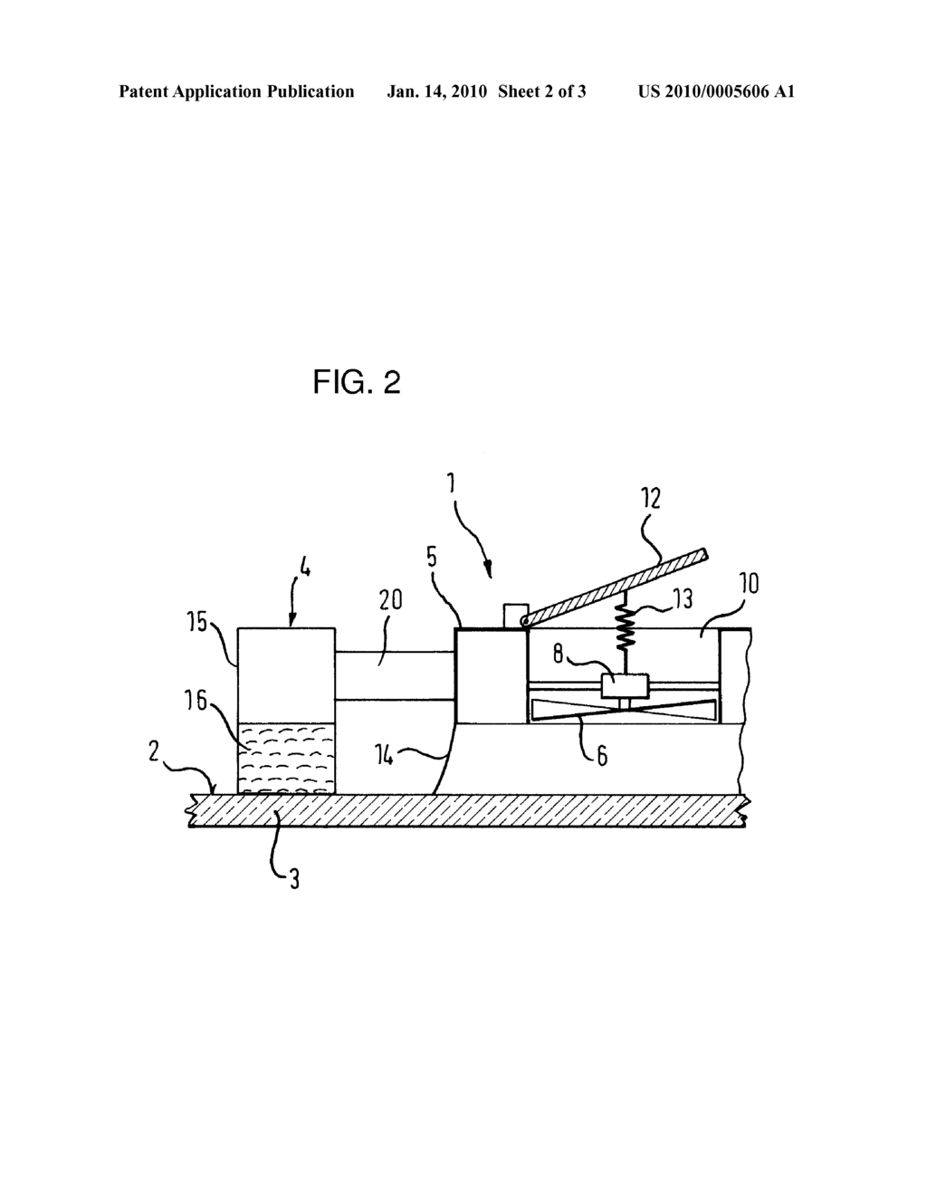 CLEANING APPARATUS FOR A PREFERABLY PLANAR SURFACE - diagram, schematic, and image 03