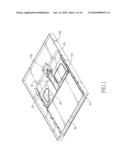 Hinge assembly and a frame for an electronic device with the hinge assembly diagram and image