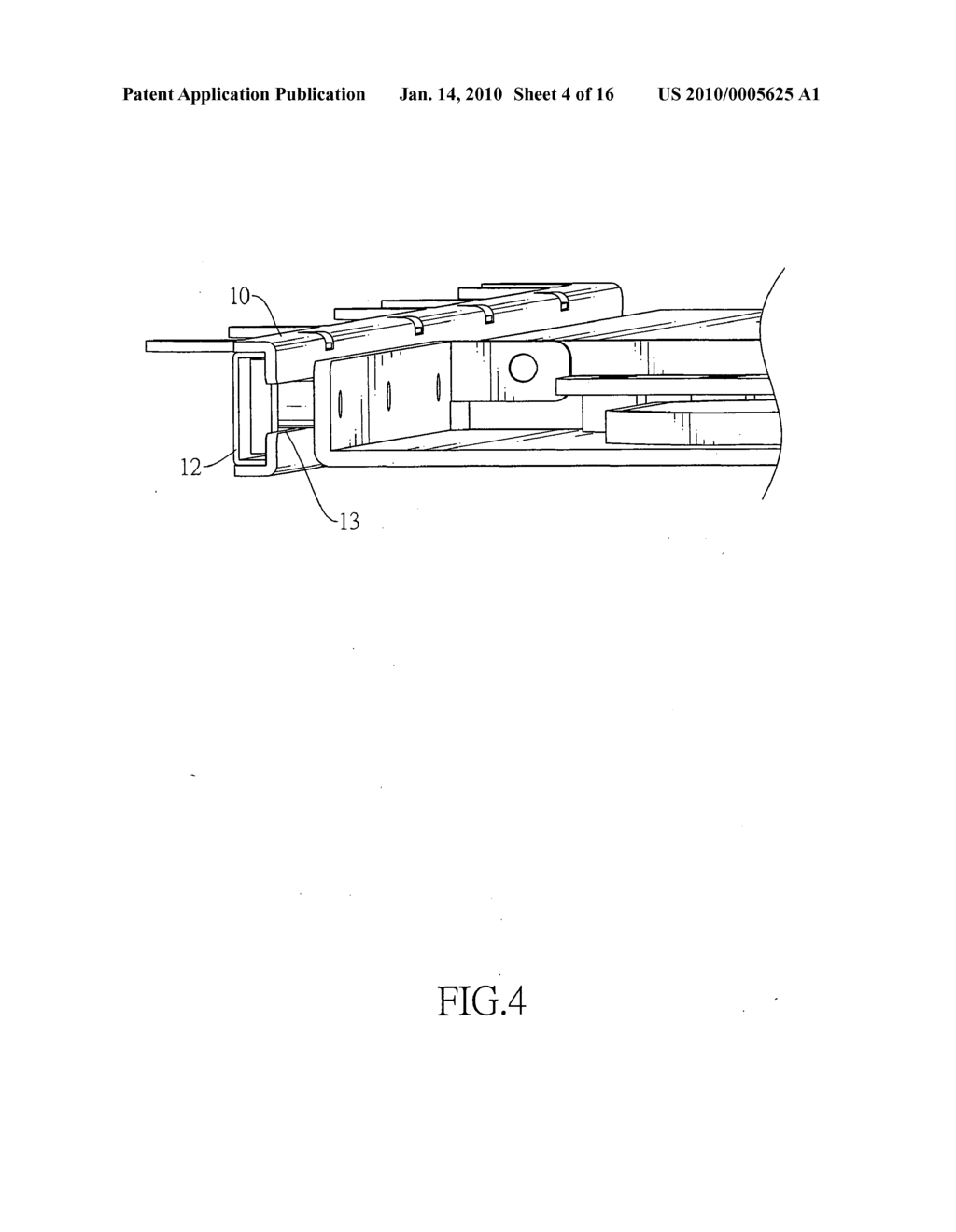 Hinge assembly and a frame for an electronic device with the hinge assembly - diagram, schematic, and image 05