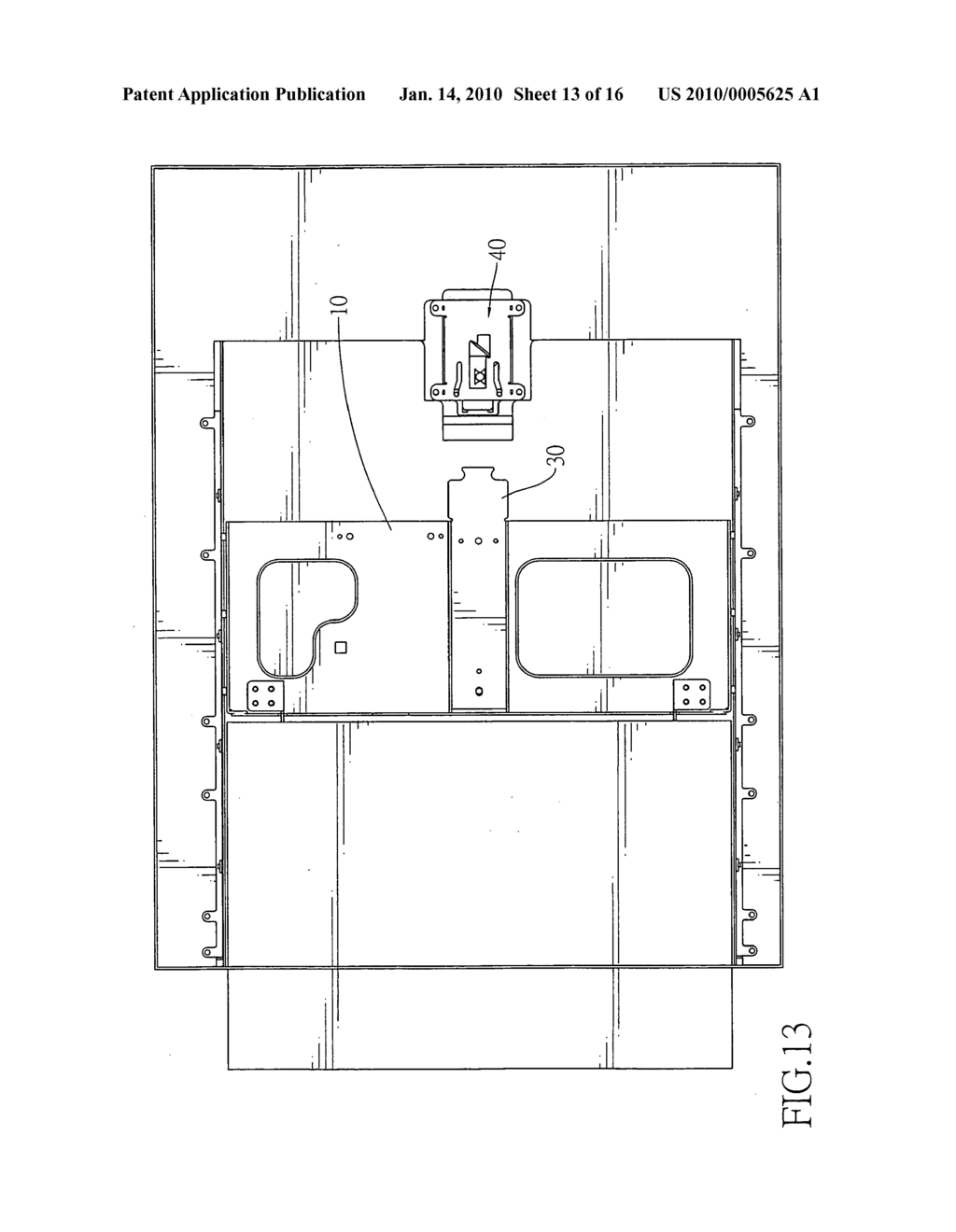 Hinge assembly and a frame for an electronic device with the hinge assembly - diagram, schematic, and image 14