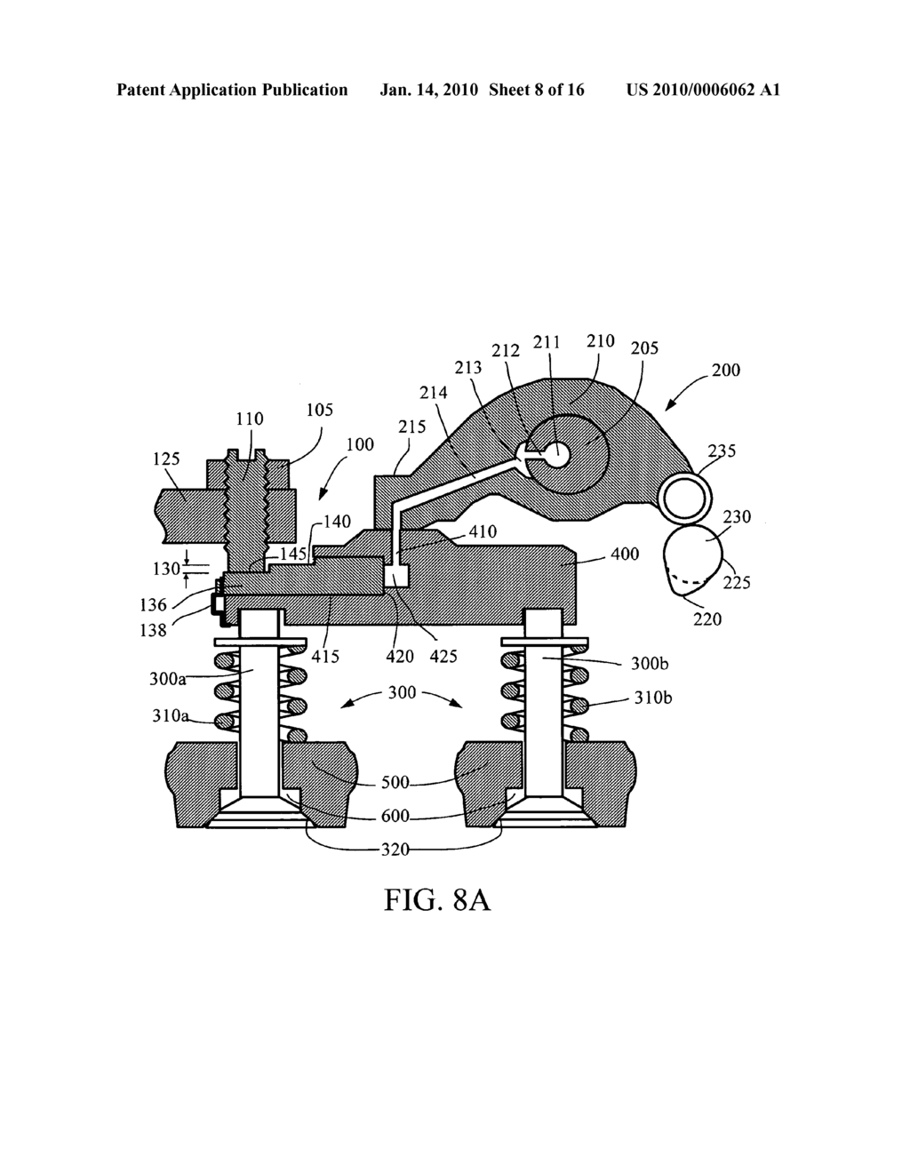 Engine braking apparatus with mechanical linkage and lash adjustment - diagram, schematic, and image 09