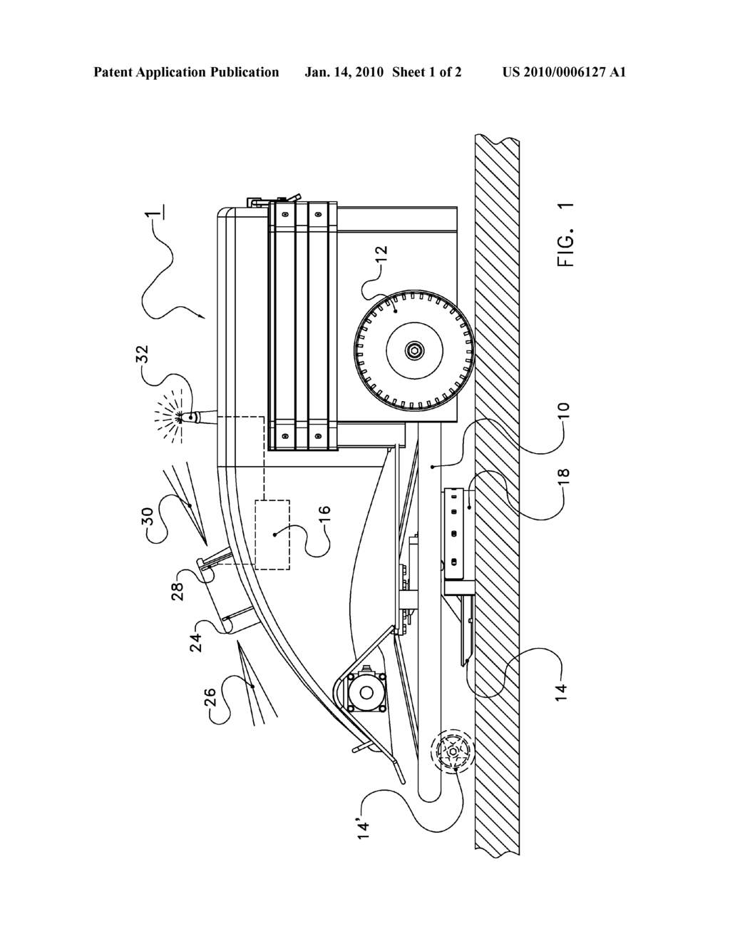 UNMANNED VEHICLE FOR DISPLACING DUNG - diagram, schematic, and image 02