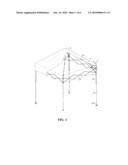 AUTOMATIC FOLDING TENT diagram and image