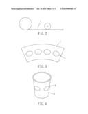 PROCESS FOR MANUFACTURING A HEAT INSULATION CONTAINER diagram and image