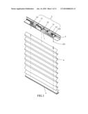 Control device for slat blinds diagram and image