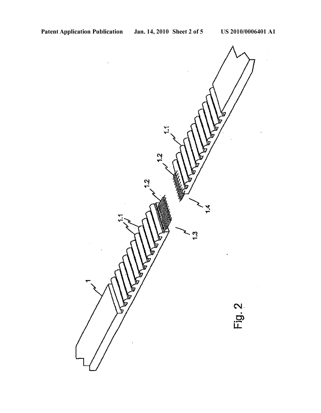 DEVICE FOR THE LINEAR MOVEMENT OF A CARRIAGE - diagram, schematic, and image 03