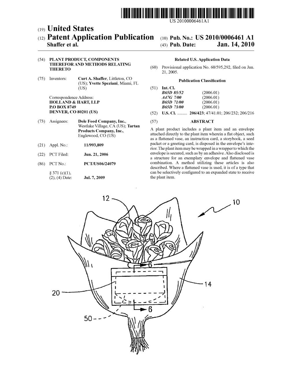 PLANT PRODUCT, COMPONENTS THEREFOR AND METHODS RELATING THERETO - diagram, schematic, and image 01