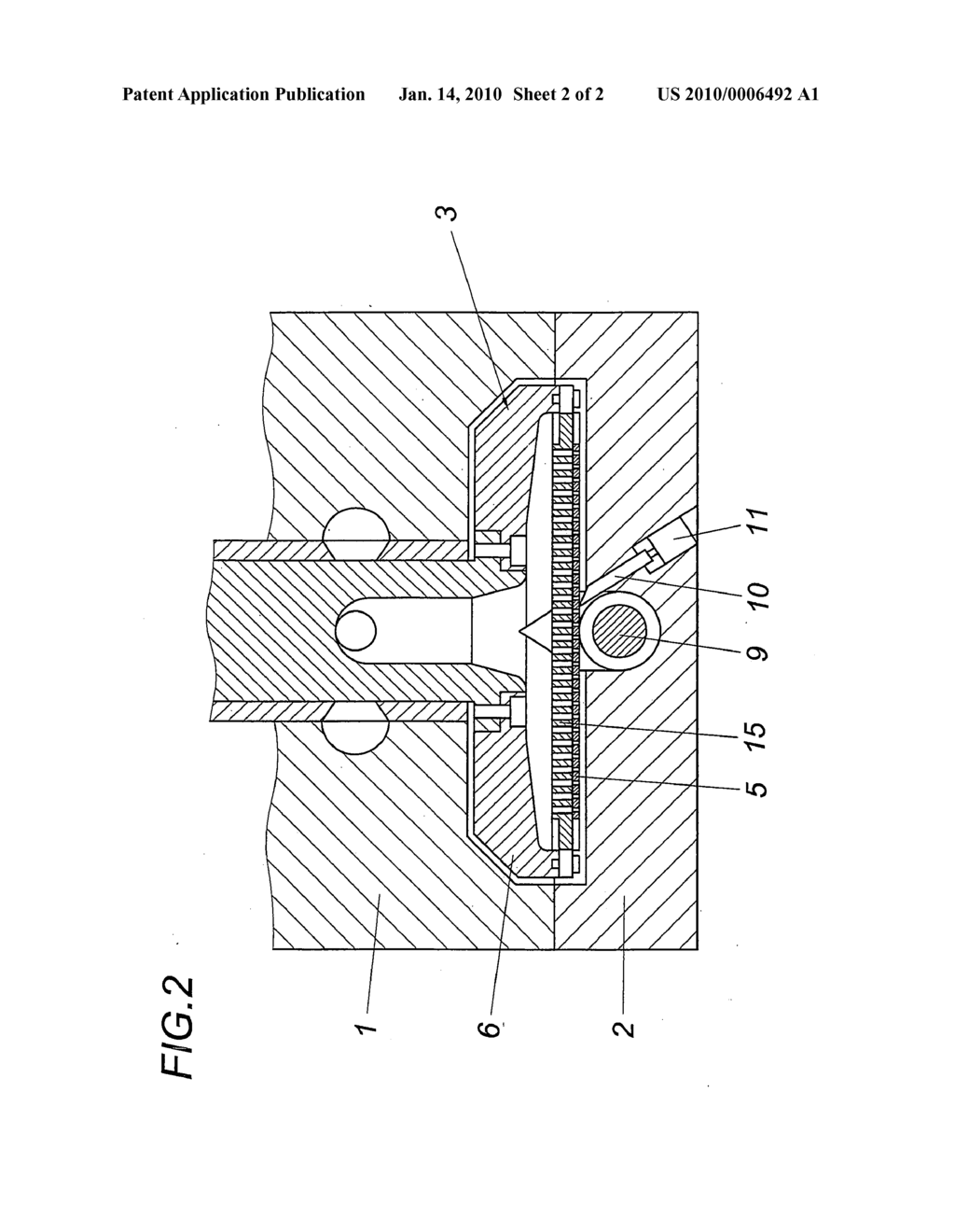 Apparatus for the continuous filtering of impurities from a flowable compound - diagram, schematic, and image 03