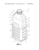 Plastic Container Possessing Improved Top Load Strength and Grippability diagram and image