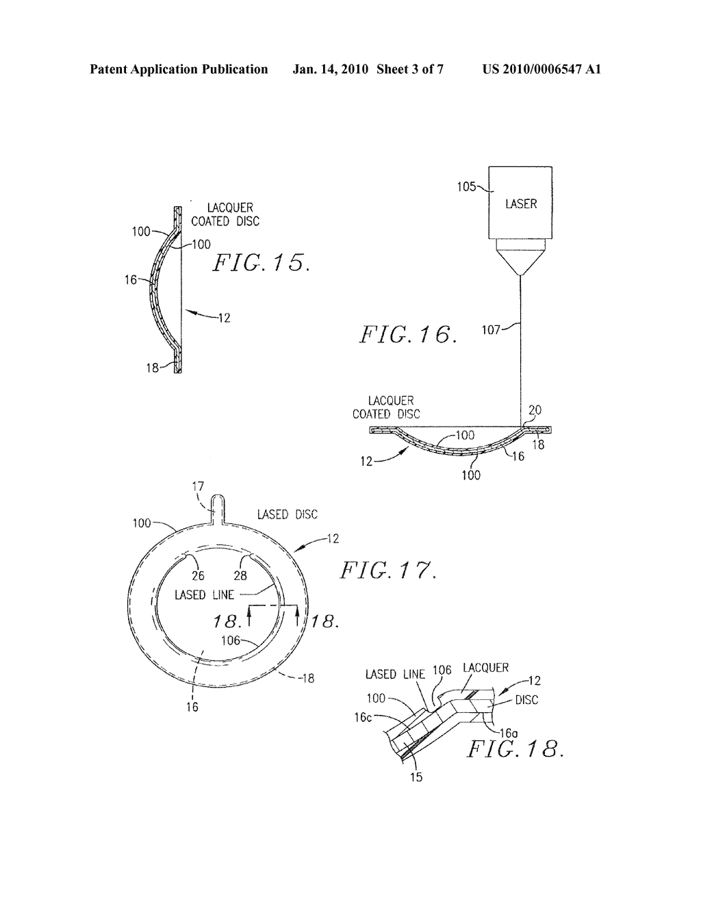 REVERSE ACTING RUPTURE DISC WITH LASER-DEFINED ELECTROPOLISHED LINE OF WEAKNESS AND METHOD OF FORMING THE LINE OF WEAKNESS - diagram, schematic, and image 04