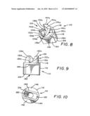 APPARATUS FOR HANDS-FREE DISPENSING OF A MEASURED QUANTITY OF MATERIAL diagram and image