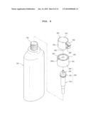 PUMPING DEVICE WITH COLLAPSIBLE NOZZLE diagram and image