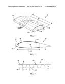 AIRCRAFT WINGS HAVING CONTINUOUSLY TAILORED STRUCTURAL STRENGTH diagram and image