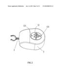 Connection device for connecting bag to bicycle saddle diagram and image