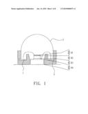 WHITE LIGHT-EMITTING DIODE AND ITS LIGHT CONVERSION LAYER diagram and image