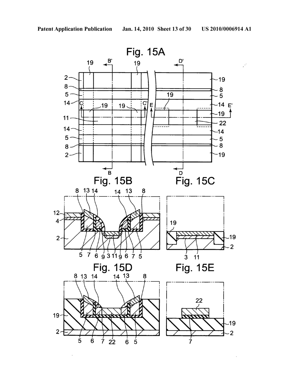 Nonvolatile semiconductor memory device, and method for manufacturing nonvolatile semiconductor memory device - diagram, schematic, and image 14