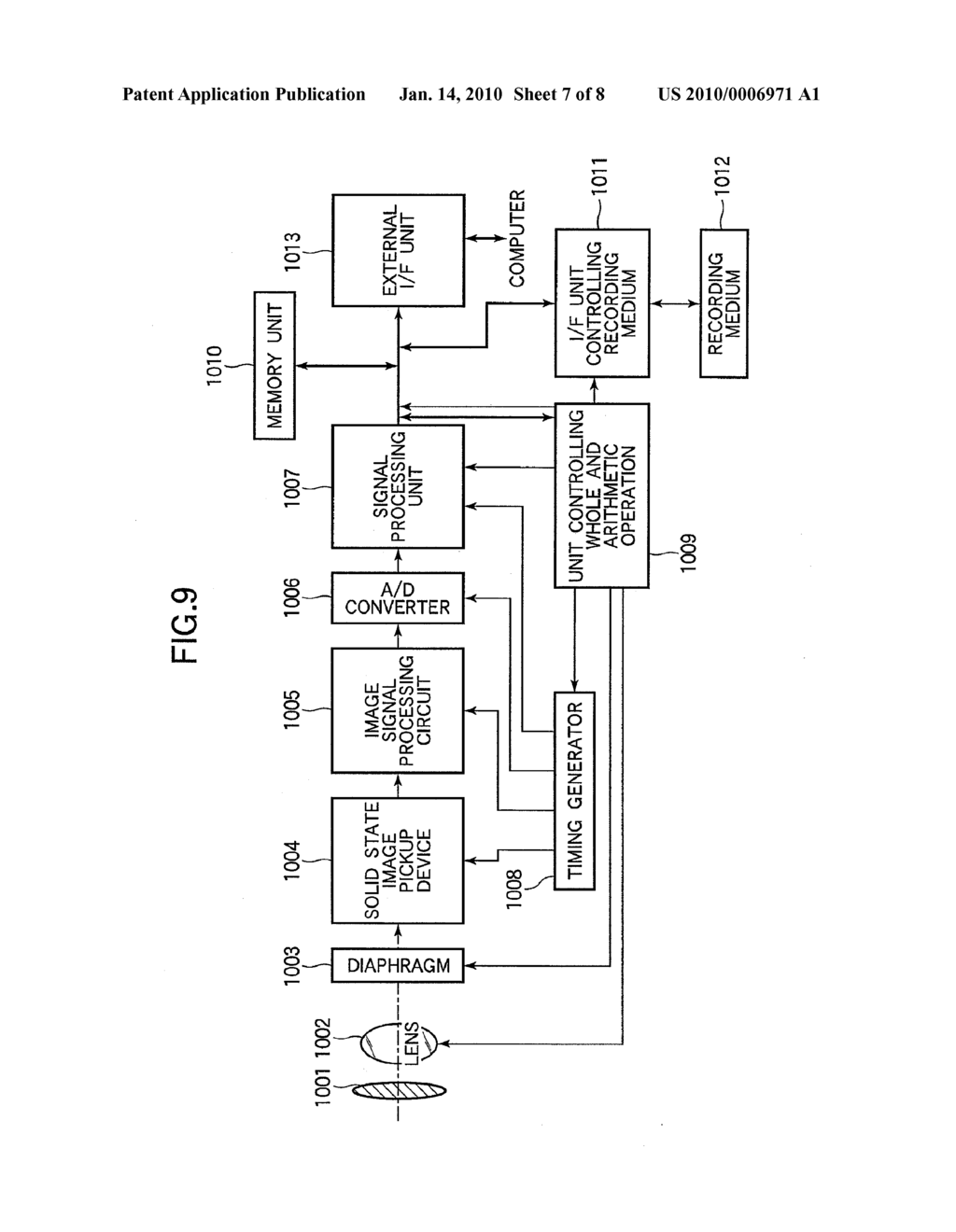 IMAGE PICKUP DEVICE AND CAMERA - diagram, schematic, and image 08