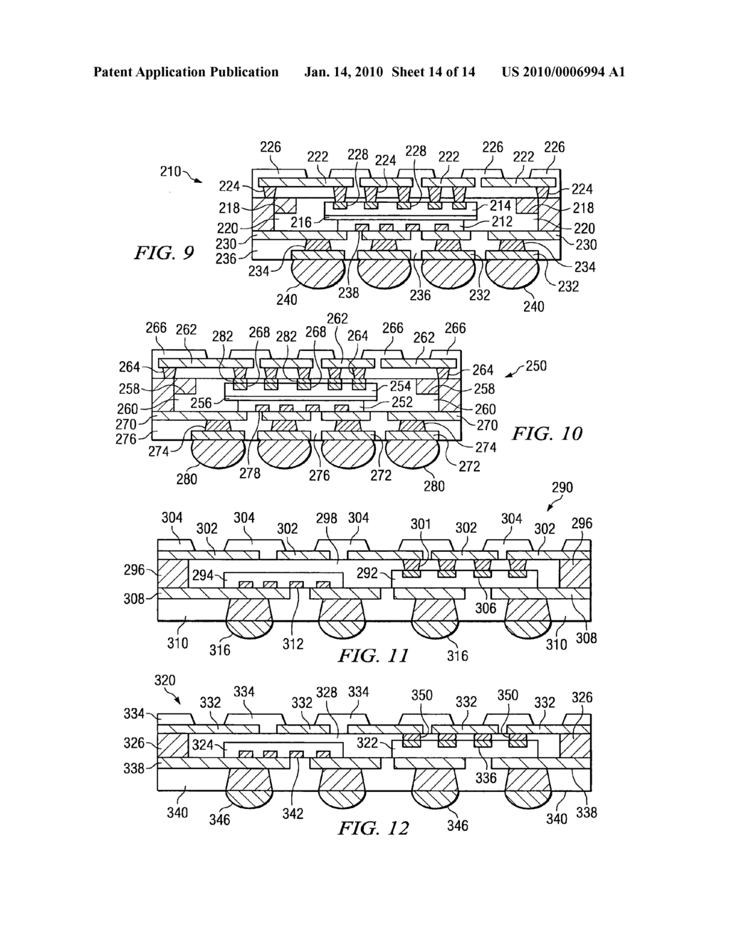 Embedded Semiconductor Die Package and Method of Making the Same Using Metal Frame Carrier - diagram, schematic, and image 15